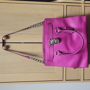 Michaels Kors Hamilton Large Purse Hot Pink Fushia
